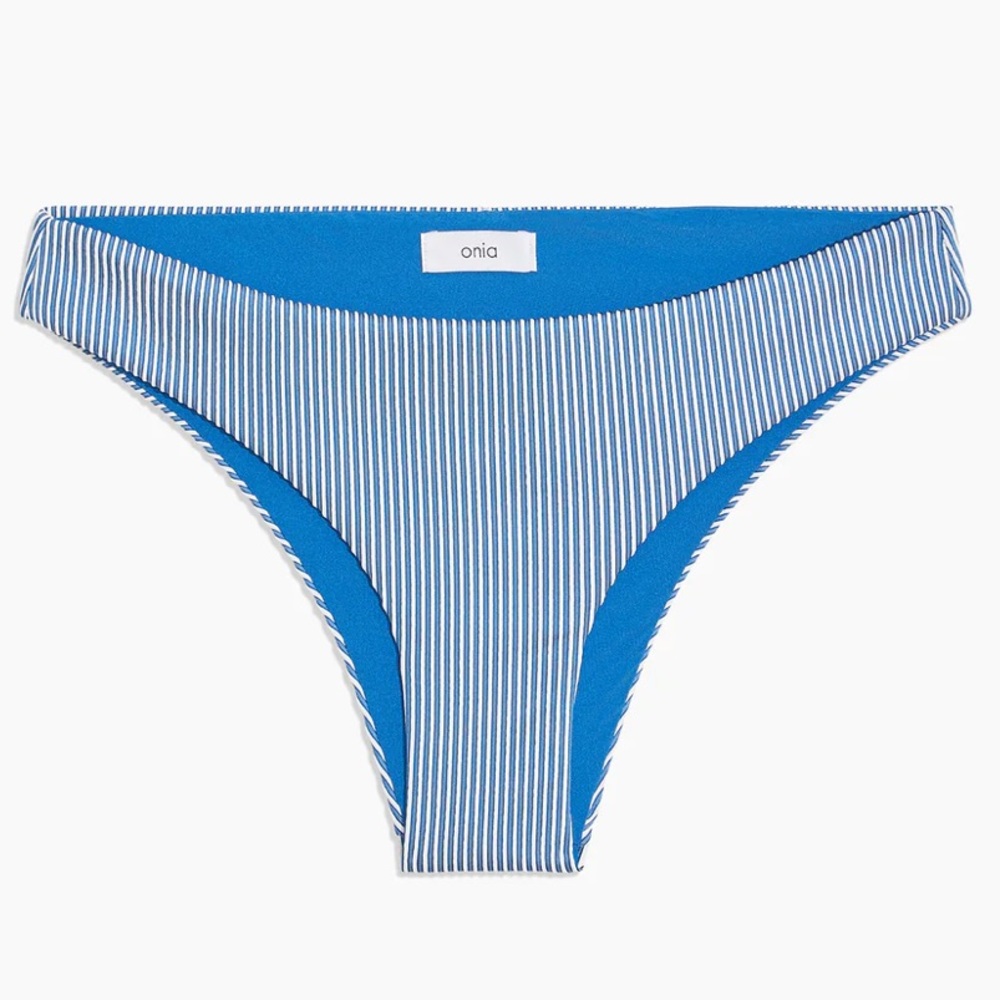 Onia Daisy Bikini Bottom - Snorkel Blue Size Medium